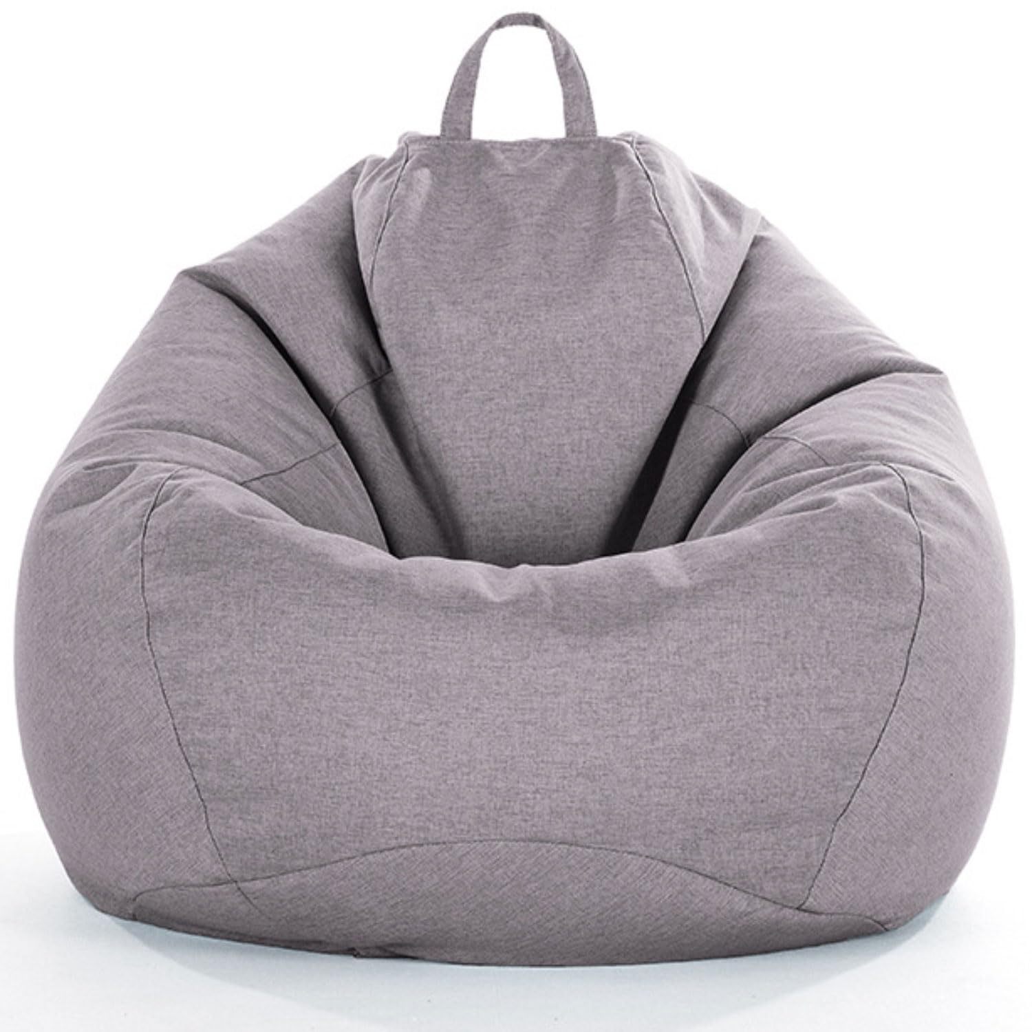Housse pouf vide lavable grand volume solution rangement peluches enfants