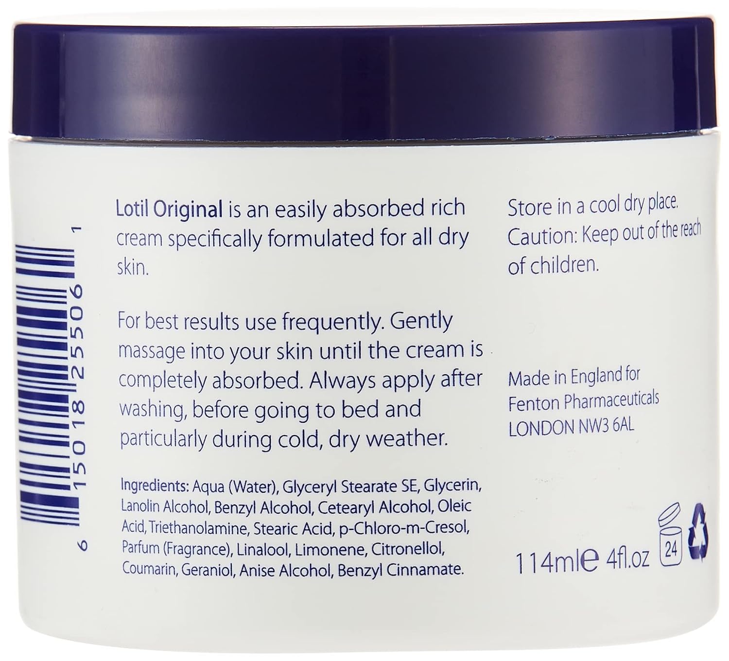 Lotil Original Cream 114ml/3.8oz (Jar)