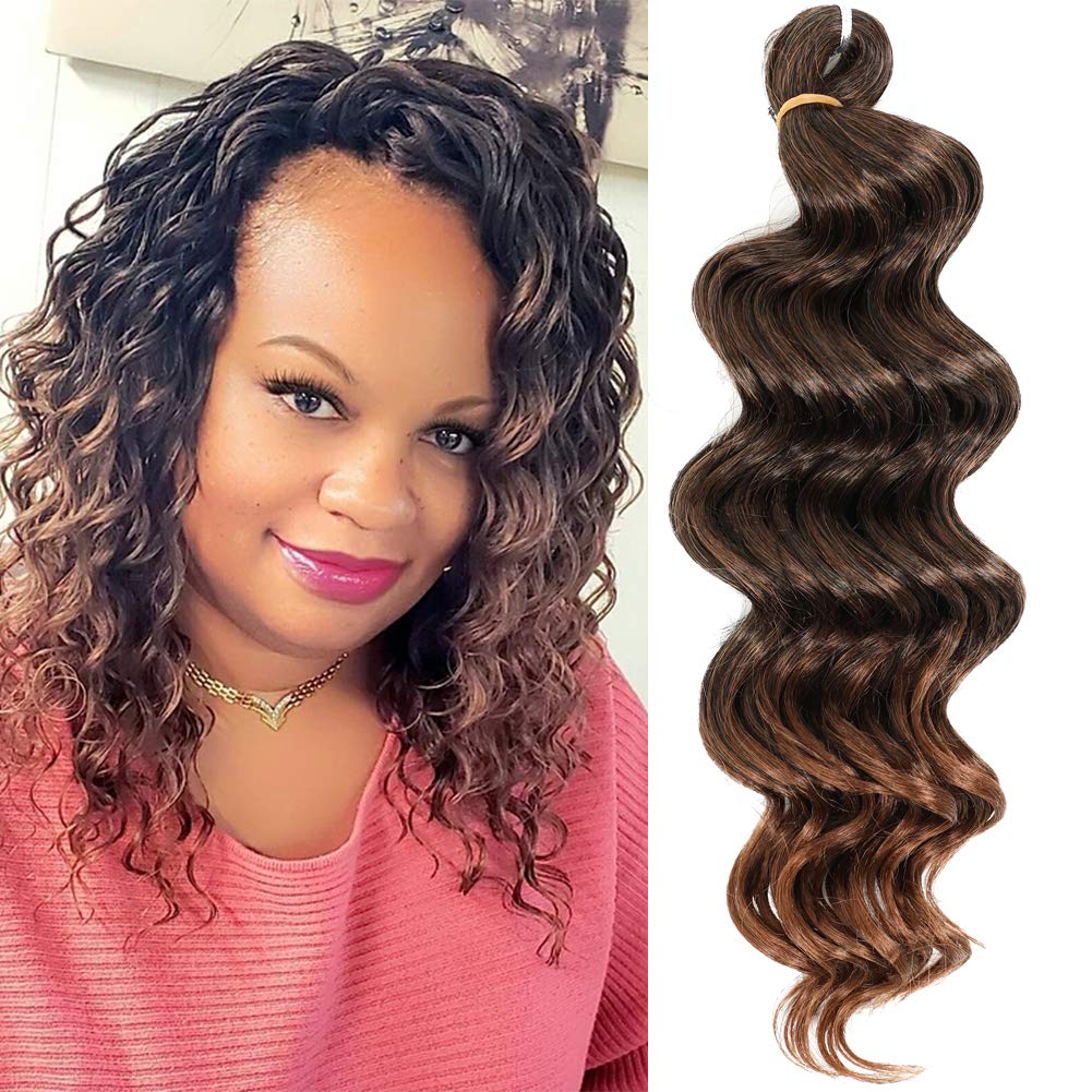 Buy 14 Inch Ocean Wave Crochet Hair 8 Packs Ocean Wave Braiding Hair