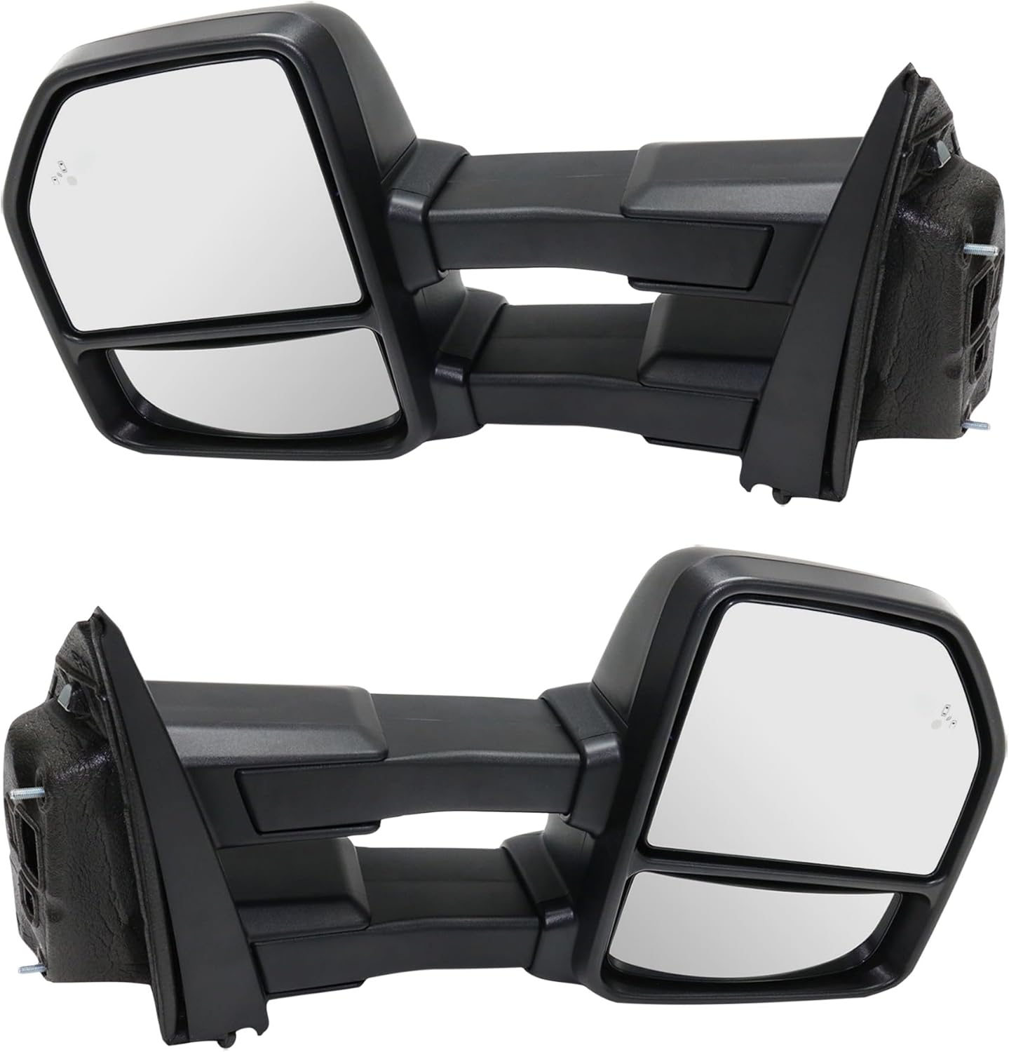 Kool Vue Mirror SET Compatible with Ford F-150 2015-2018 Driver and Passenger Side With Heated Power Folding Blind Spot Detection in Glass In-housing Signal Light Puddle Light