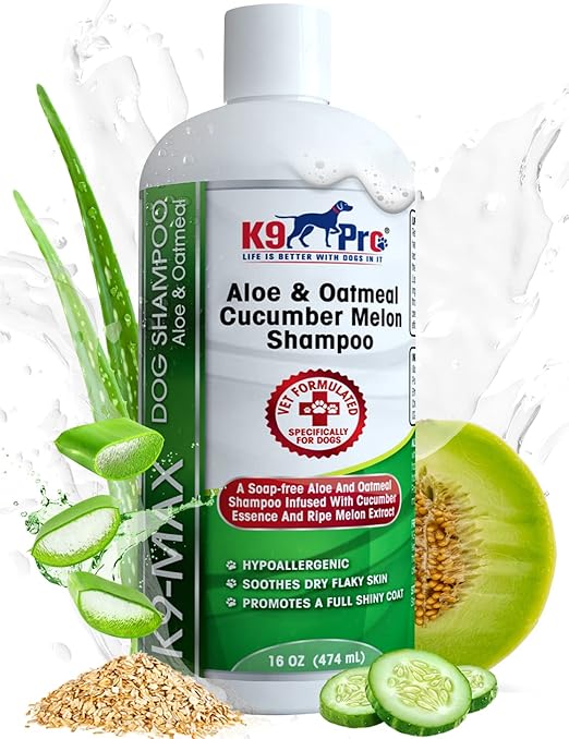 Oatmeal Dog Shampoo and Conditioner for Dogs with
