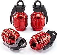 Vista 55 de 4 tapas de vástago de válvula de neumático estilo piscina 8 bolas, cubiertas universales de núcleo de cobre a prueba de polvo para automóviles, SUV