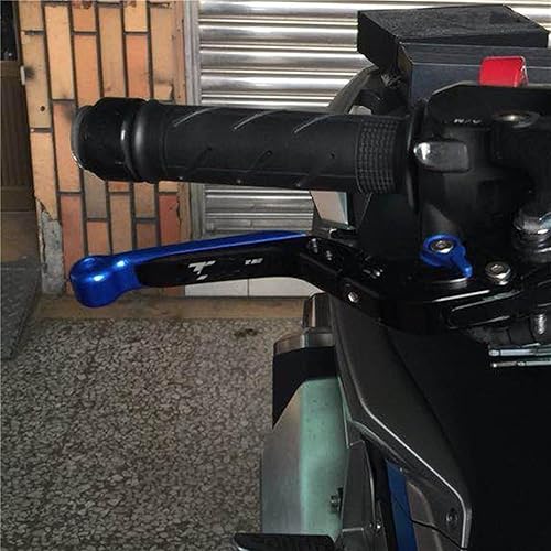 Miniatura 7 de RSFIL Palancas de freno de embrague plegables ajustables CNC para motocicleta con bloqueo de estacionamiento para Yamaha para Techmax para Xmax 125