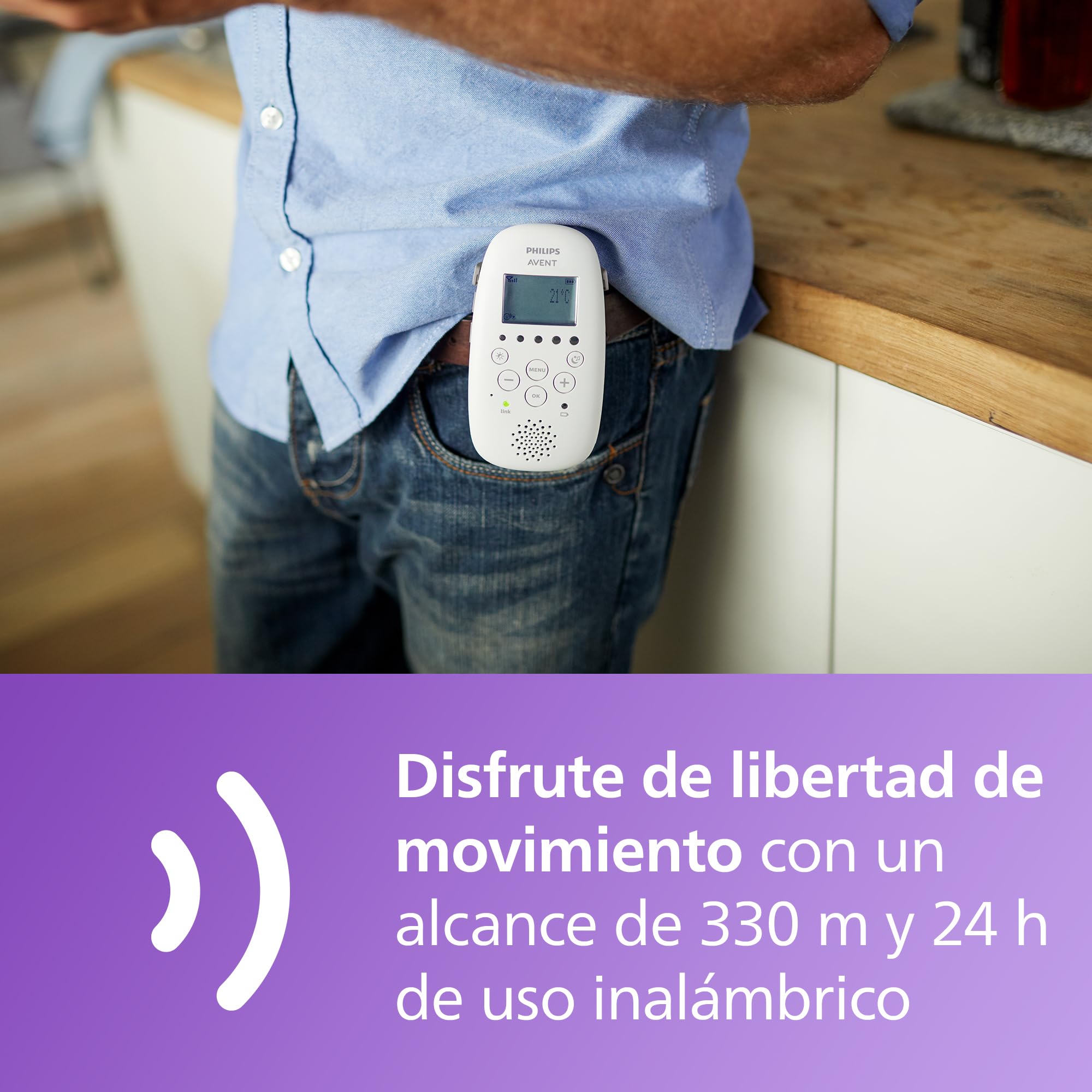 Philips Avent DECT - Vigilabebés (modelo SCD733/00)