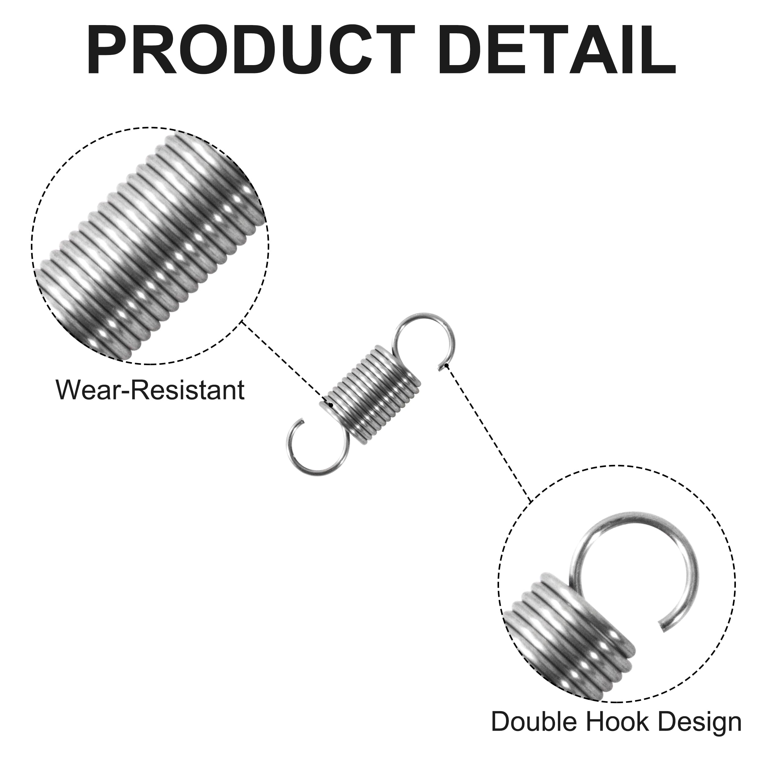 Ressorts De Traction RS PRO En Acier, L 59mm, Dia. 8.5mm | RS