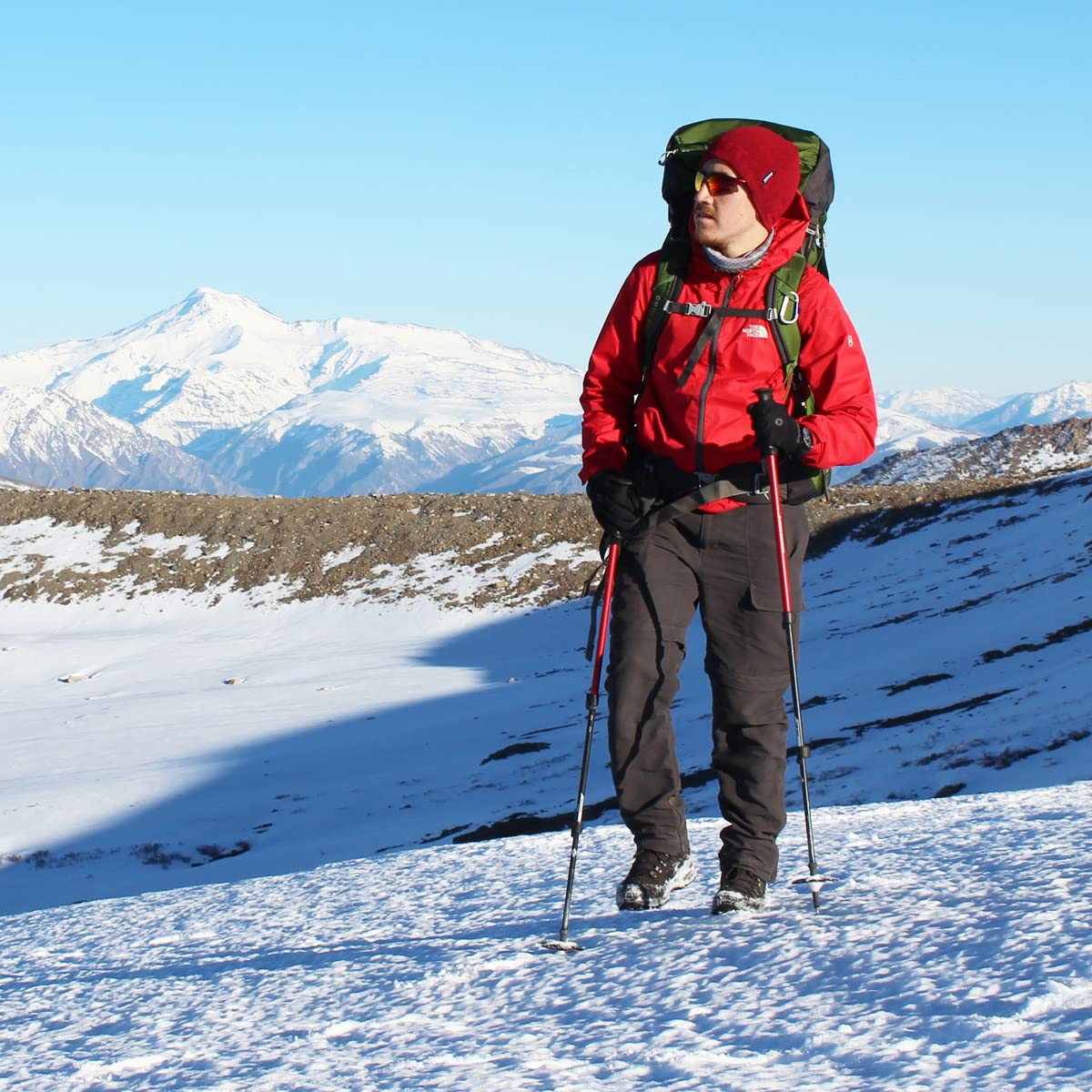 Eisklampen für Kinder, Steigeisen für Kinder, Wanderstiefel und Schuhe, Edelstahl, rutschfeste Traktionsstollen, Eis-Schnee-Griffe, Mikro-Spikes zum Eisfischen, Walken, Wandern und Klettern, Spielzeug
