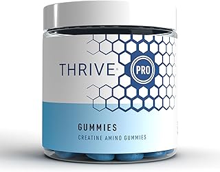 Le-Vel Thrive PRO Gummies - Creatine Nutritional Supplement Gummies, 60 Count - Supports Brain Function, Muscle Recovery, Endurance, 30 Servings
