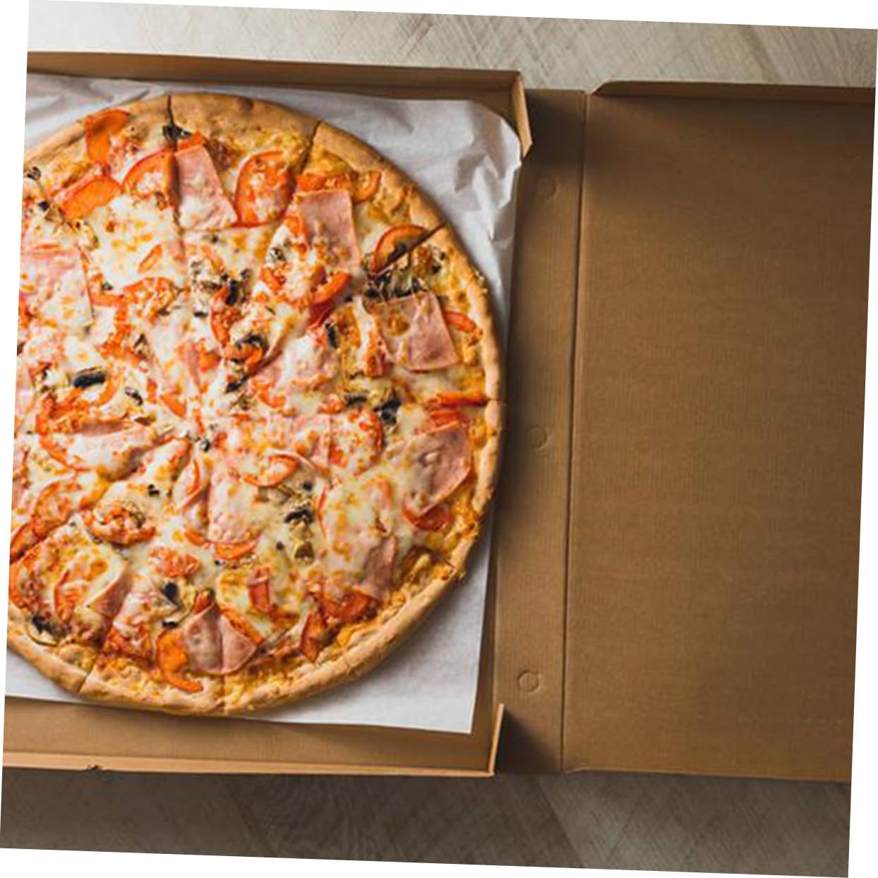 Pizzakartons 9 Zoll 15 Stück aus Wellpappe für 8 bis 9 Zoll Pizza