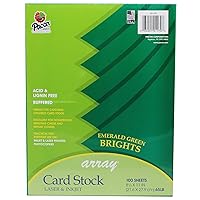Algopix Similar Product 16 - Pacon Card Stock Emerald Green 812