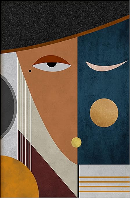 Amazon 現代図抽象幾何学的なキャンバス絵画現代アートポスター印刷面壁アート画像16 X 40x50cm フレームレス アートフレーム ポスター オンライン通販