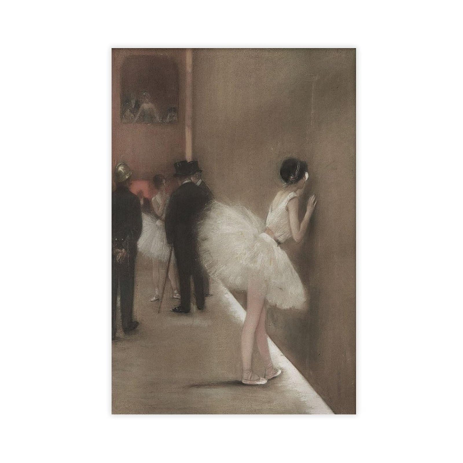 PHTHDB Ballet Dancer Artwork Canvas Poster for Home Decor Gift