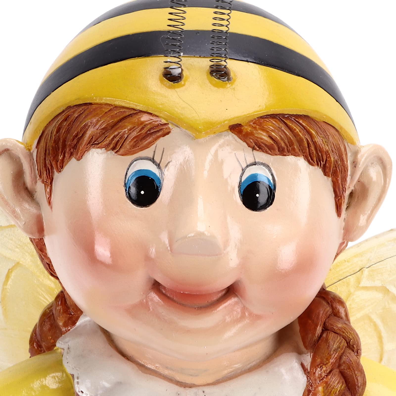 śliczna pszczoła posąg z żywicy wodoodporna dekoracja w stylu retro figurka zwierzątko rzemiosło do wewnątrz i na zewnątrz trawnik Patio dekoracja ogrodowa