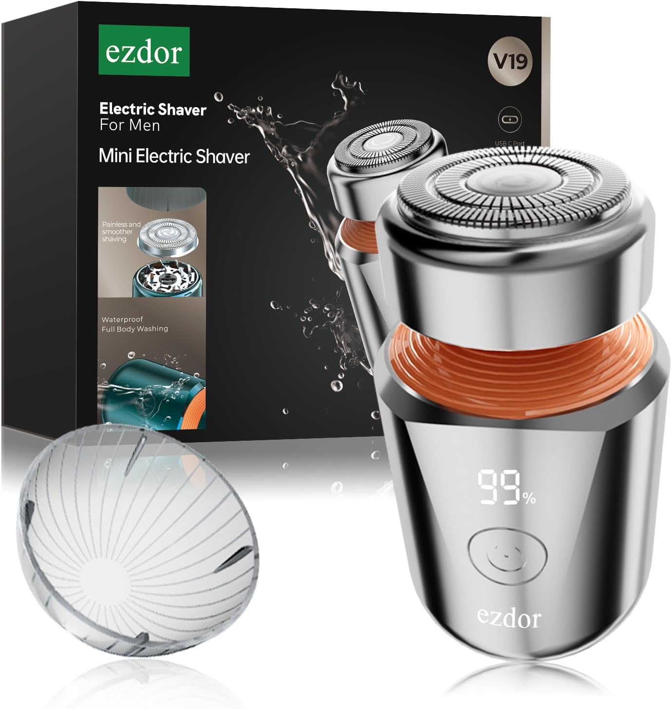 Amazon.com: Mini Electric Shaver, Portable Electric Razor for Men ...