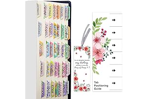 66PCS Girls Bible Tabs and 34 Blank Tabs for Bibles