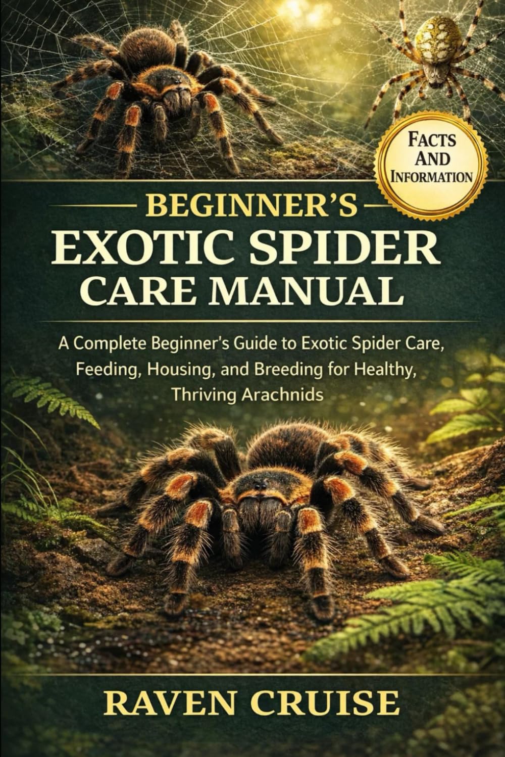 BEGINNER'S EXOTIC SPIDER CARE MANUAL: A Complete Beginner’s Guide to Exotic Spider Care, Feeding, Housing, and Breeding for Healthy, Thriving Arachnids.