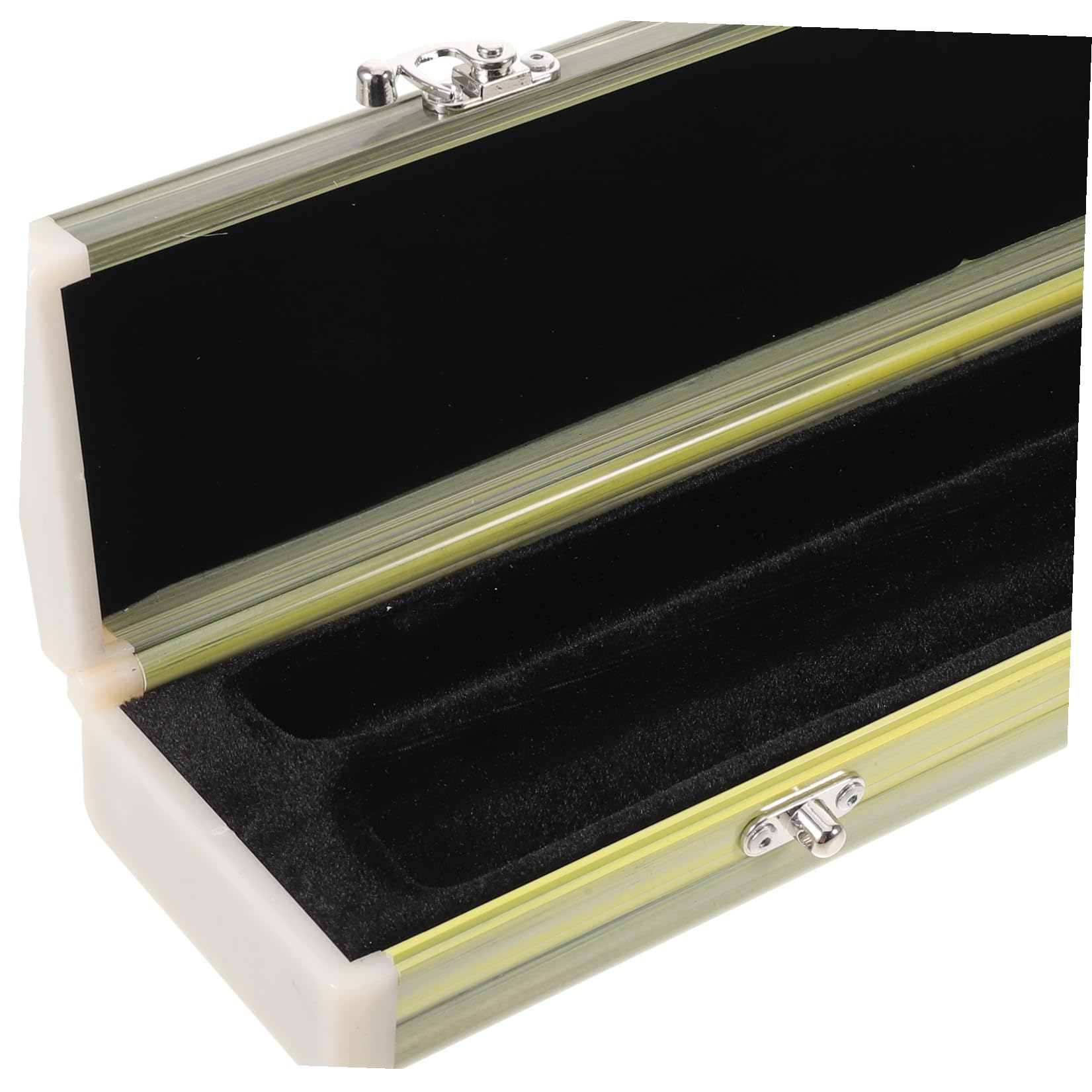 Toyvian Estuche Rígido para Flauta Doble de Bambú C/d/e, Caja Grande Ligera y Resistente para Instrumentos de Viento, Bolsa de Transporte para Músicos y Almacenamiento Seguro en