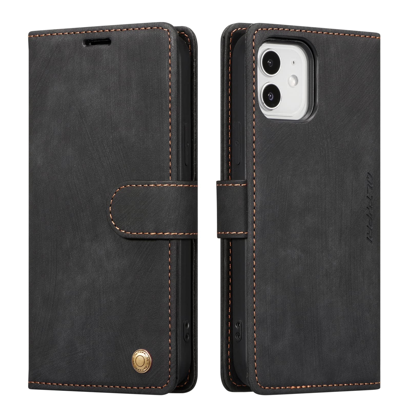 QLTYPRI Custodia a portafoglio per Samsung Galaxy A53 5G, in pelle di grande capacità, con 6 scomparti per carte di credito e 1 tasca con cerniera, cavalletto e cinturino da polso, custodia