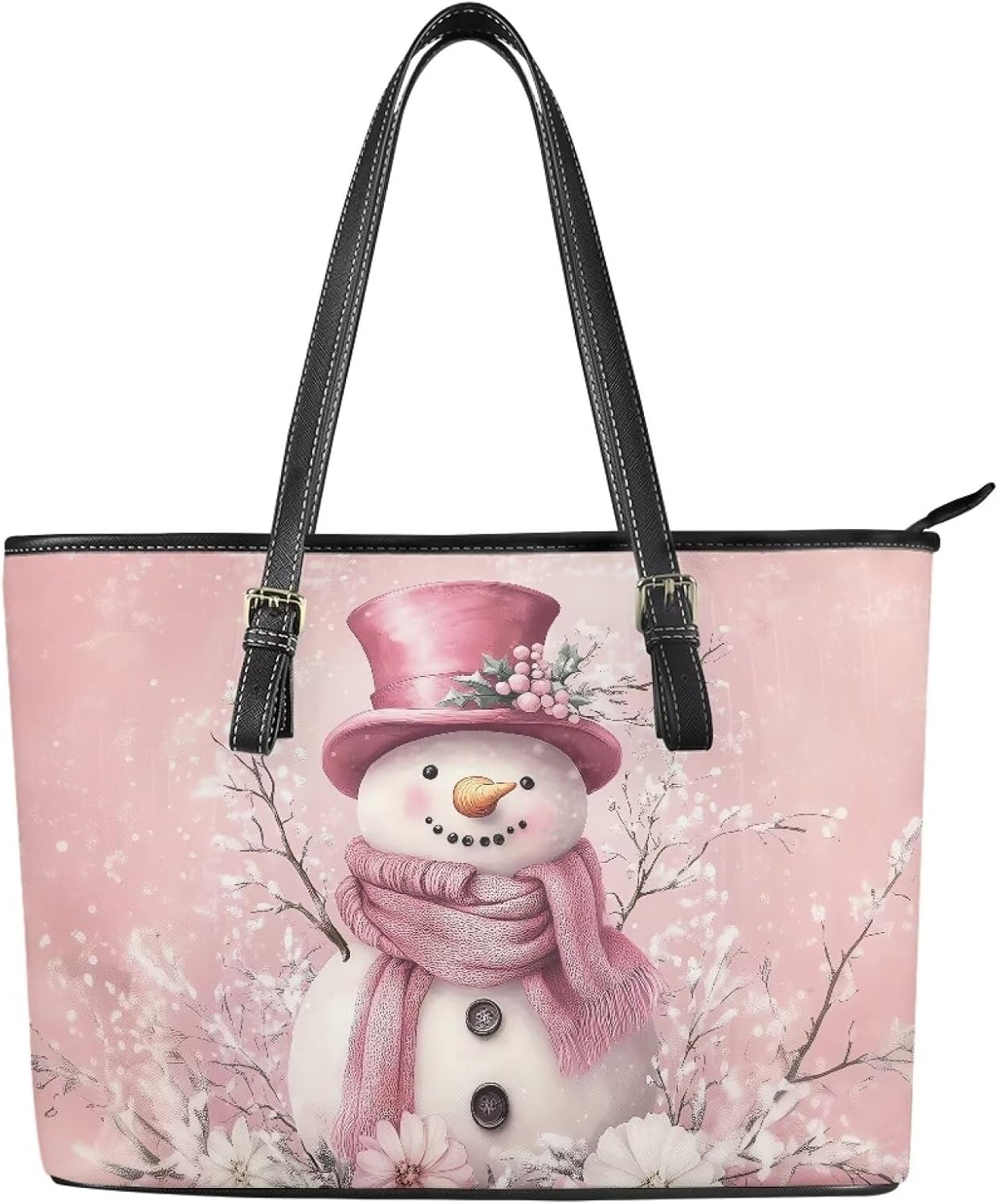 Eritanae Tote Bag for Women Large Capacity Shoulder Handbag Purse Water Resistant Daily Use