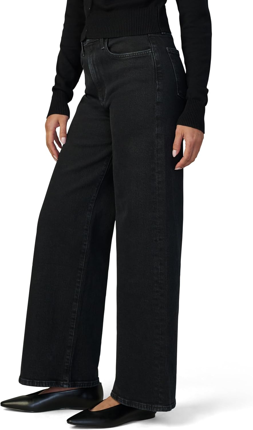 Joe's Jeans Womens The Mia Petite High Rise Wide Leg Jean - Image 2