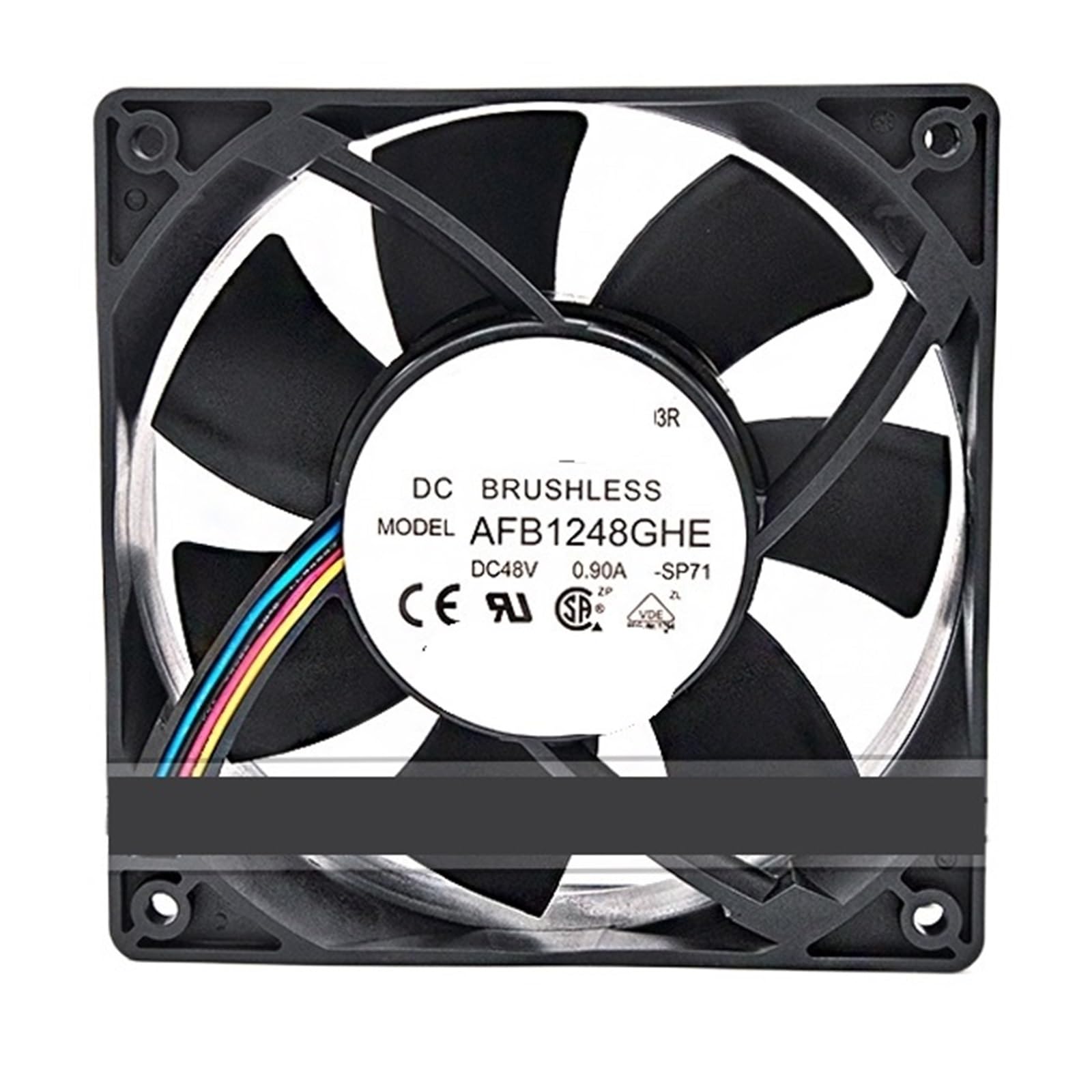 WEUSANXPL AFB1248GHE SP71 DC 48V 0.90A 120x120x38mm 4-Wire Cooling Fan