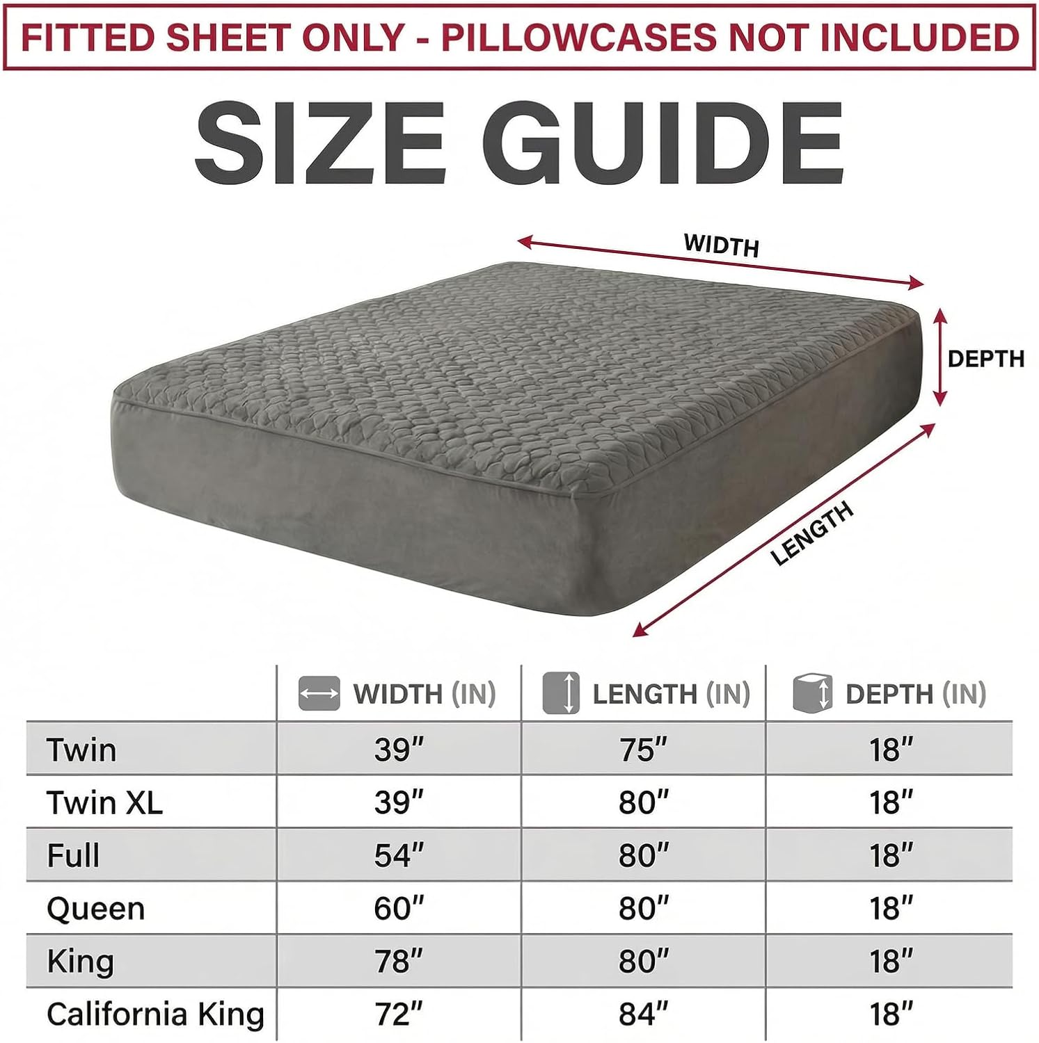Pangzi Solid Flannel Plush Bedding Fitted Sheet,Velvety Soft Heavyweight Non-Slip Protective Cover for Bed Mattress (Twin, Gray)