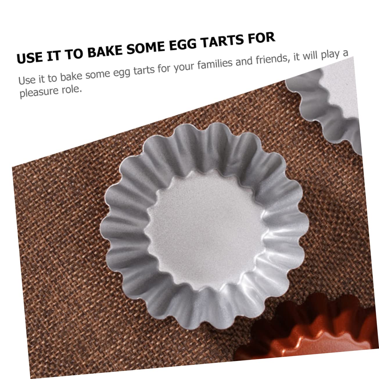 ABOOFAN Pz Stampo Tondo Per Crostata All'uovo Per Crostate Resistenti Al Calore Stampo Crostata Multifunzione Stampo Da Forno Accessori Budino Acciaio Al Carbonio