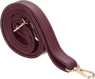 sourcing map Correa de cuero de repuesto para bolso cruzado, correa ajustable para bolso para mujer, bolso cruzado, bolso de hombro