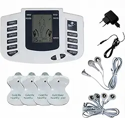 Aparelho Eletroestimulador TENS Portátil | 8 Modos Terapêuticos | Alívio de Dores Musculares | Fisioterapia em Casa | Seguro e Não Invasivo