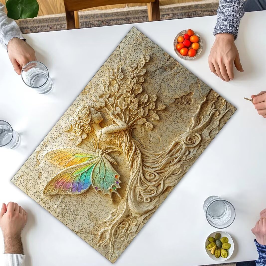 Puzzle dla dorosłych, 1000 sztuk, elfy dla dorosłych, prezent -3014
