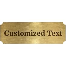 GuineaLoftTM Custom Steel Name Plate for Pet Cages - 3"x1" Personalized Tag