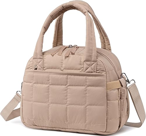 LEDAOU Lonchera para mujer, lonchera acolchada con correa ajustable, aislada, reutilizable, para el trabajo, escuela, picnic, viajes