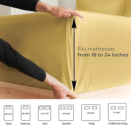 Miniatura 3 de CGK Unlimited - Juego de sábanas para colchones de 21pulgadas