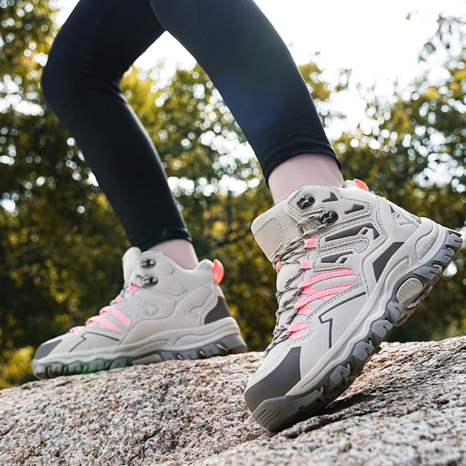 Damskie buty trekkingowe lekkie i oddychające obuwie do wędrówek