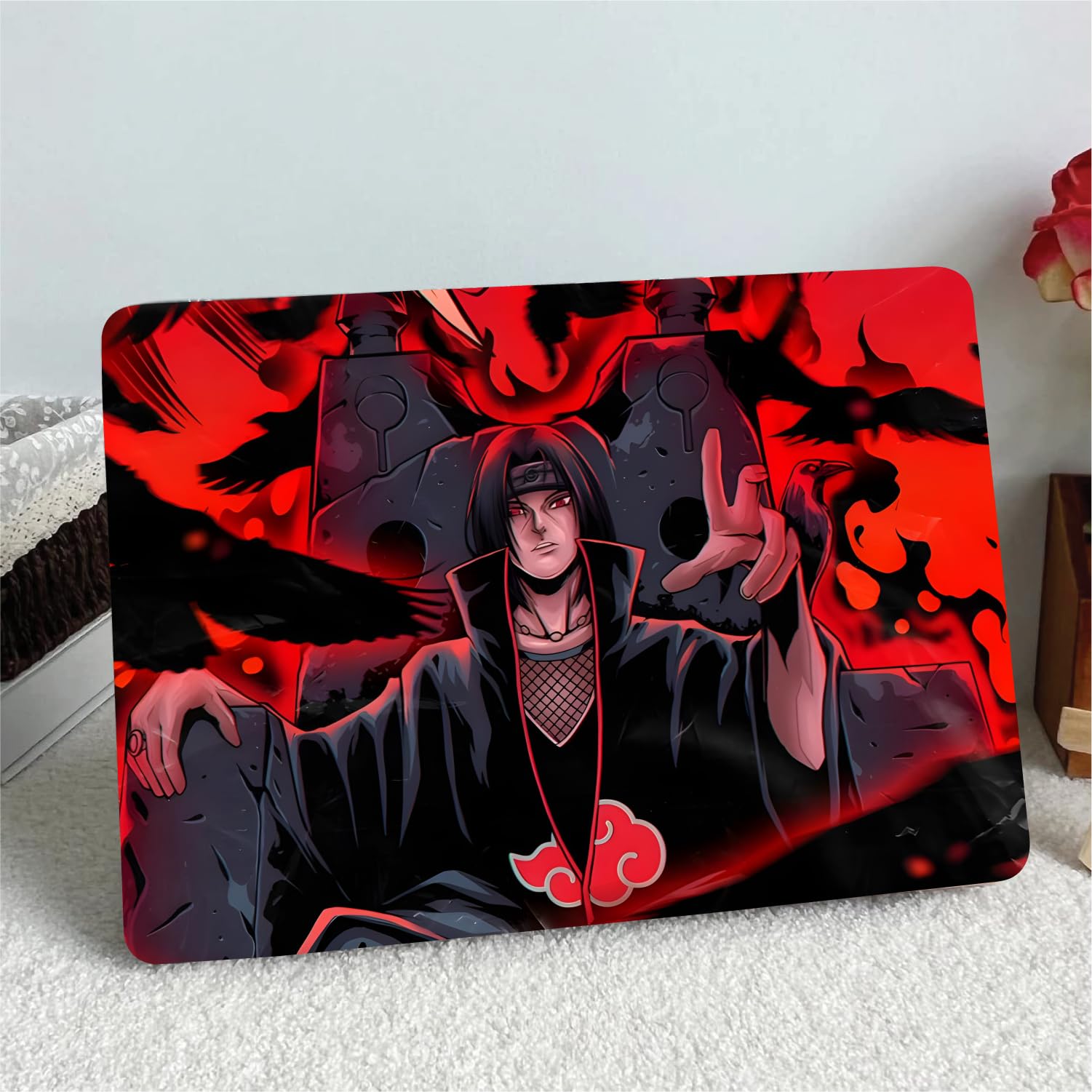 VVWV® Itachhi Uchihaa Laptop Stickers Suitable for All Laptop Multicolour Decor Skin Vinyl Sticker with Trackpad Sticker Anime (L x H 16 x 11 Inch.) (B0D8PMKP9L) Amazon Price History, Amazon Price Tracker