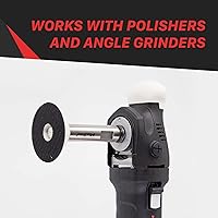 Vista 2 de Maxshine Juego universal de 3 piezas de eje de extensión de acero inoxidable y kit de pulido de espuma de 1 pulgada, 2 pulgadas, 3 pulgadas, 5