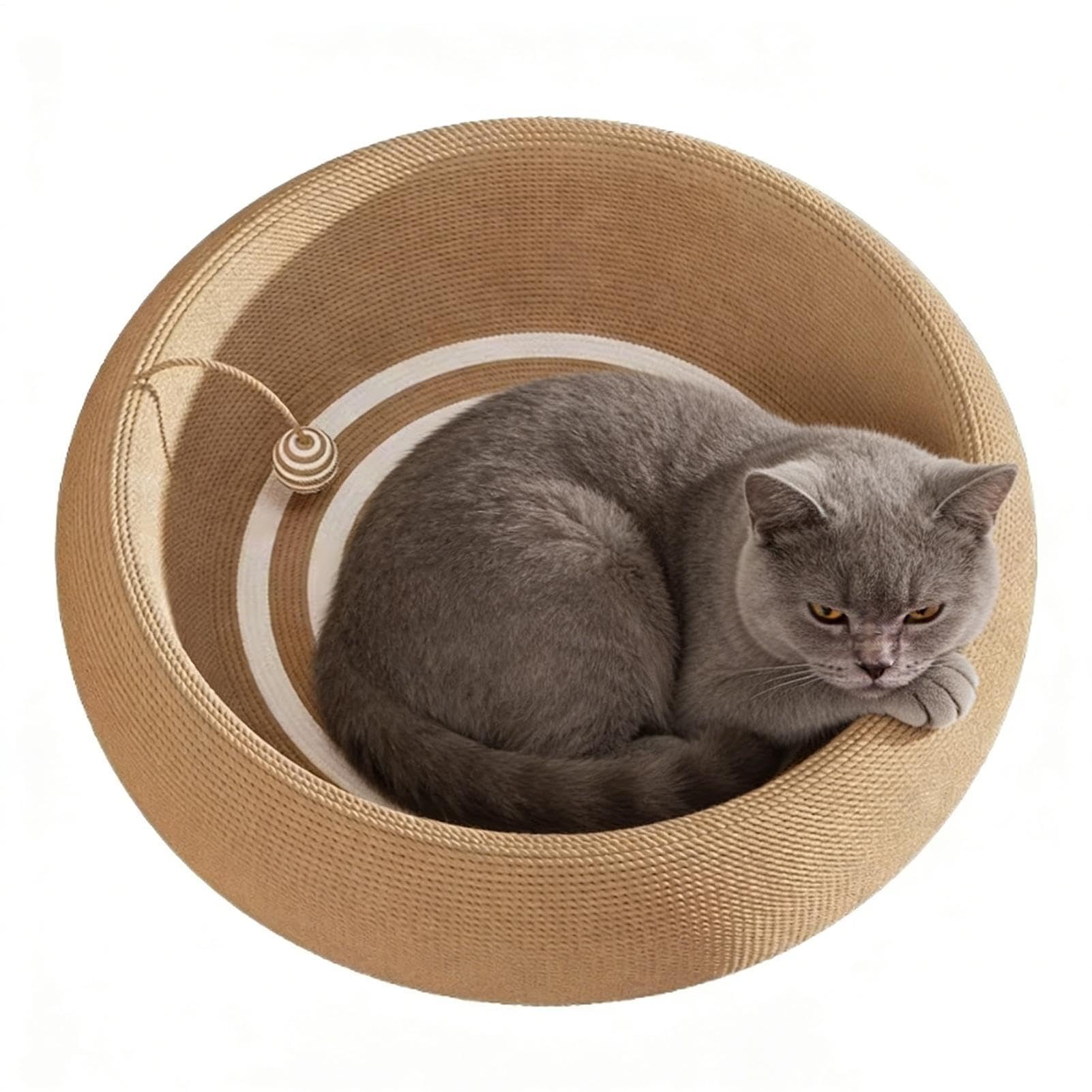 Kratzbett Für Wohnungskatzen Sisal Kratzbrett Möbelschutz | Indoor Katzenkratzhöhle Für Wohnung Wohnzimmer Schlafzimmer Boden Couch Haus