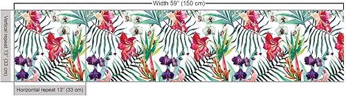 Vista 250 de Ambesonne - Tela multicolor impresa digital por The Yard