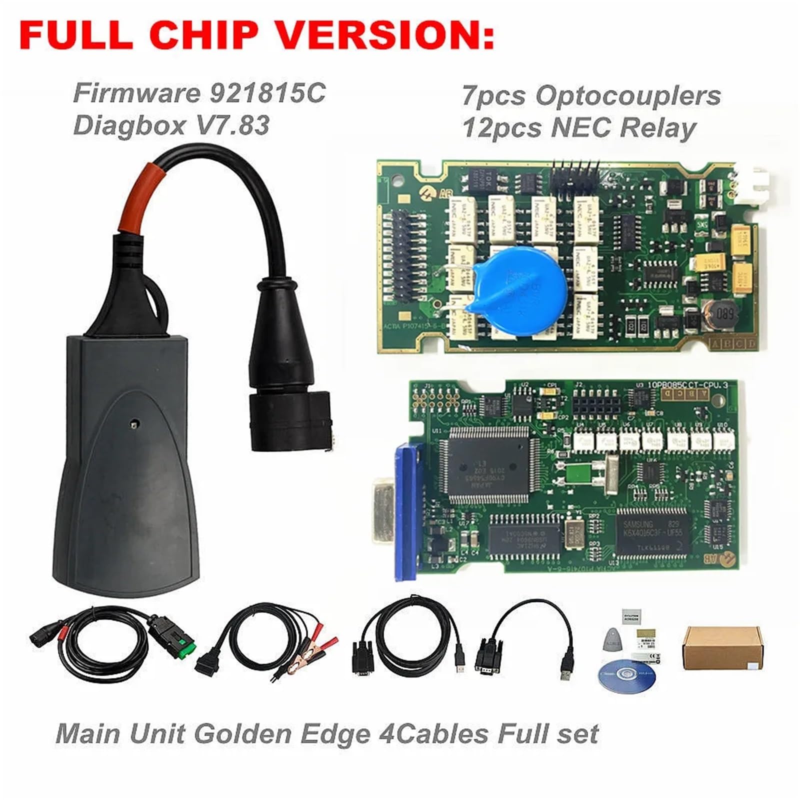 Professionelles Diagnosewerkzeug Vollchips Lexia3 PP2000 OBD2 Diagbox V9.91 Firmware 921815C for Peugeot Lexia