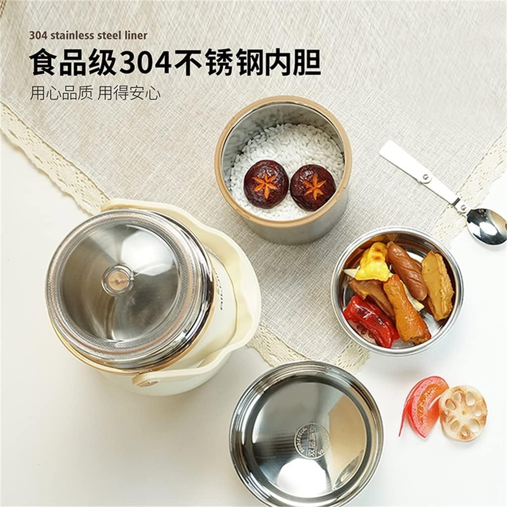 Stainless Steel Insulated Pot Lunch Box, Layered Bucket, Bento