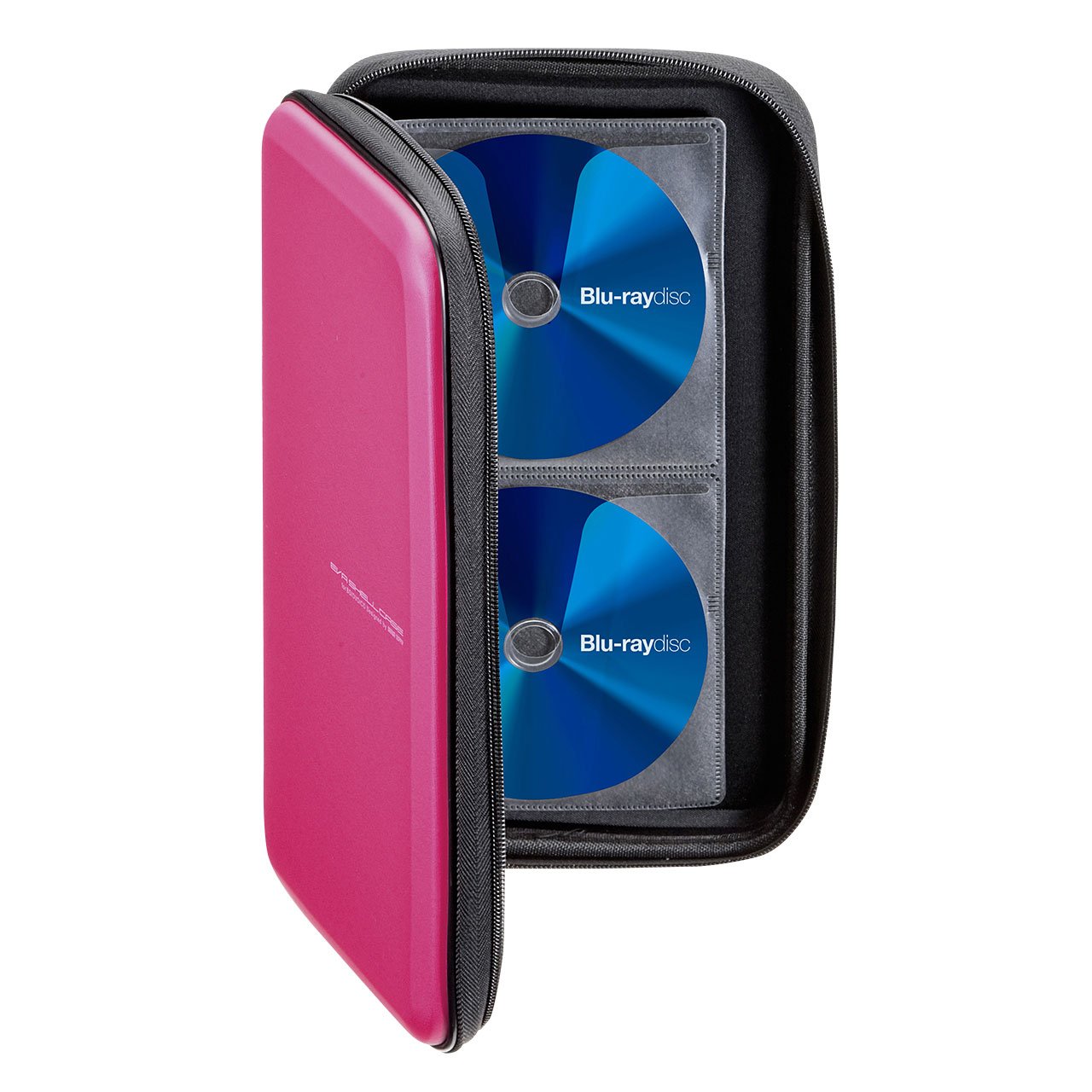 Sanwa Supply FCD-WLBD56P 56P 56 Disc Compatible Semi-Hard Case, Pink