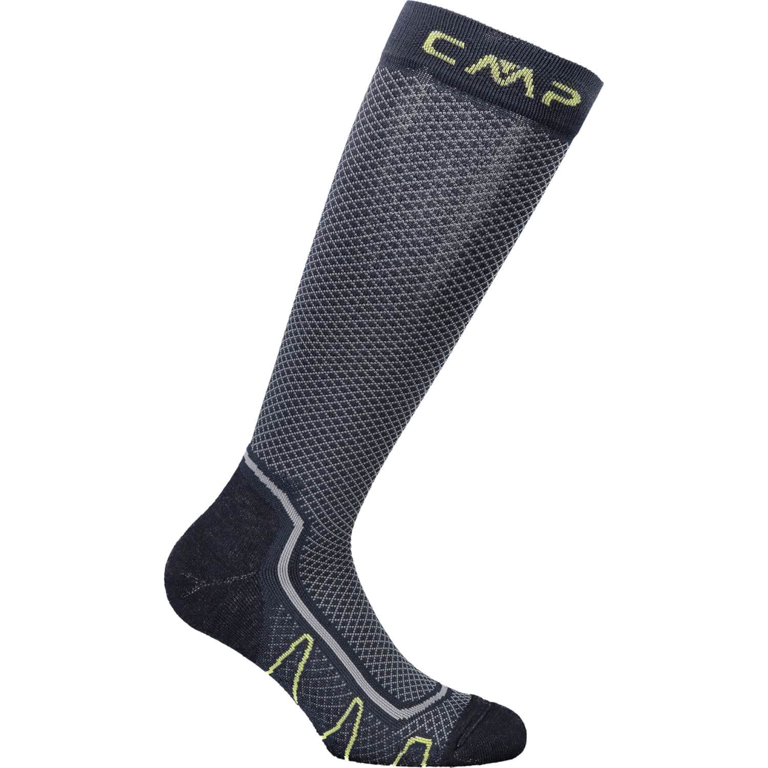 CMP UNISEX TREKKING SOCK POLY HIGH DARK BLUE 13-15 UK