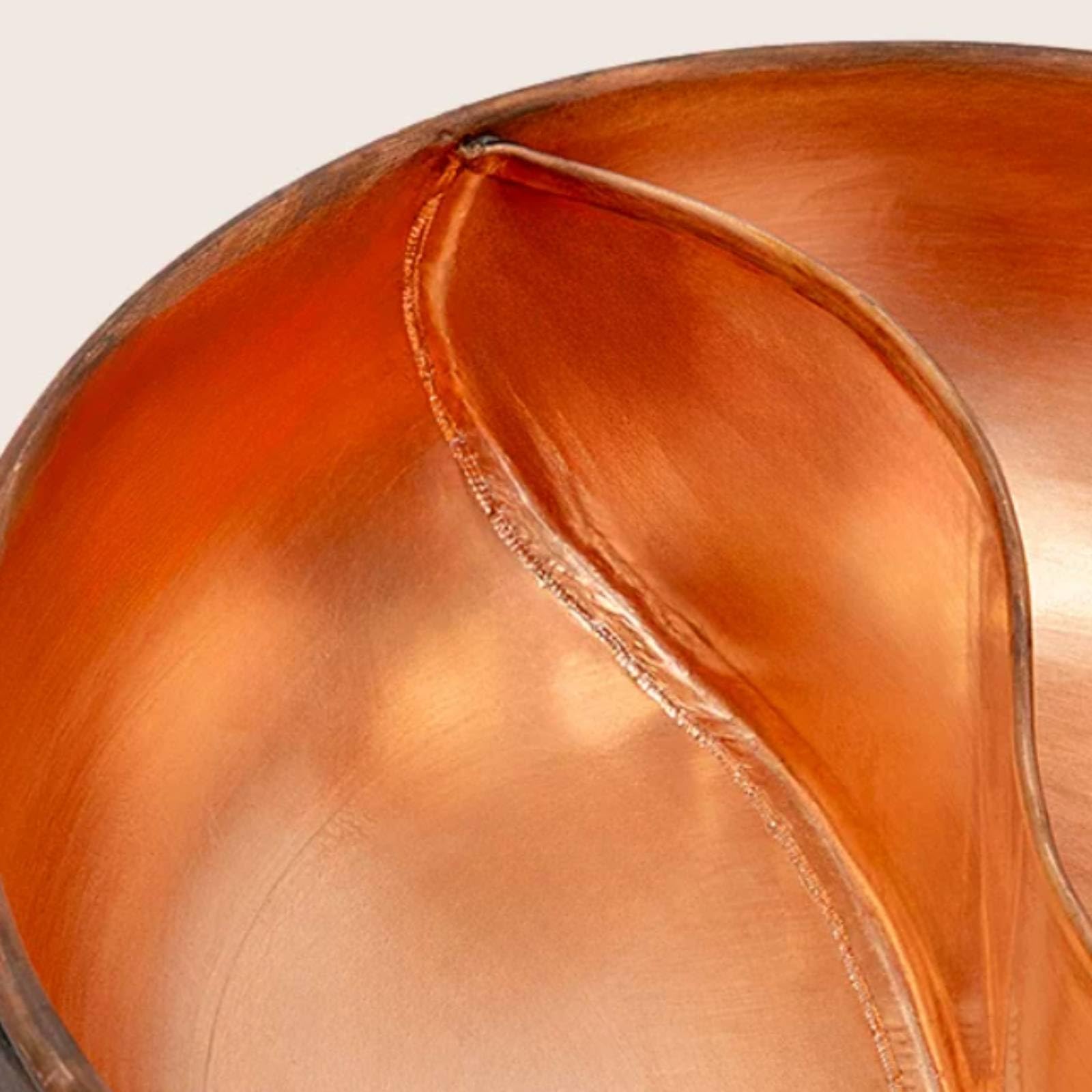 Fornello Elettrico per Pentola in Rame con Divisorio Doppio per per Pranzi di Gruppo E Servizio Continuo con, 3-5 Persone, Style to 4