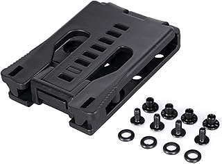 IDOGEAR Mag Pouch Belt Clip Attachment for Rubber/Plastic 5.56 Rifle Magazine Pouch Tactical Belt Accessories Gun Holster with Screws Sets - IDOGEAR