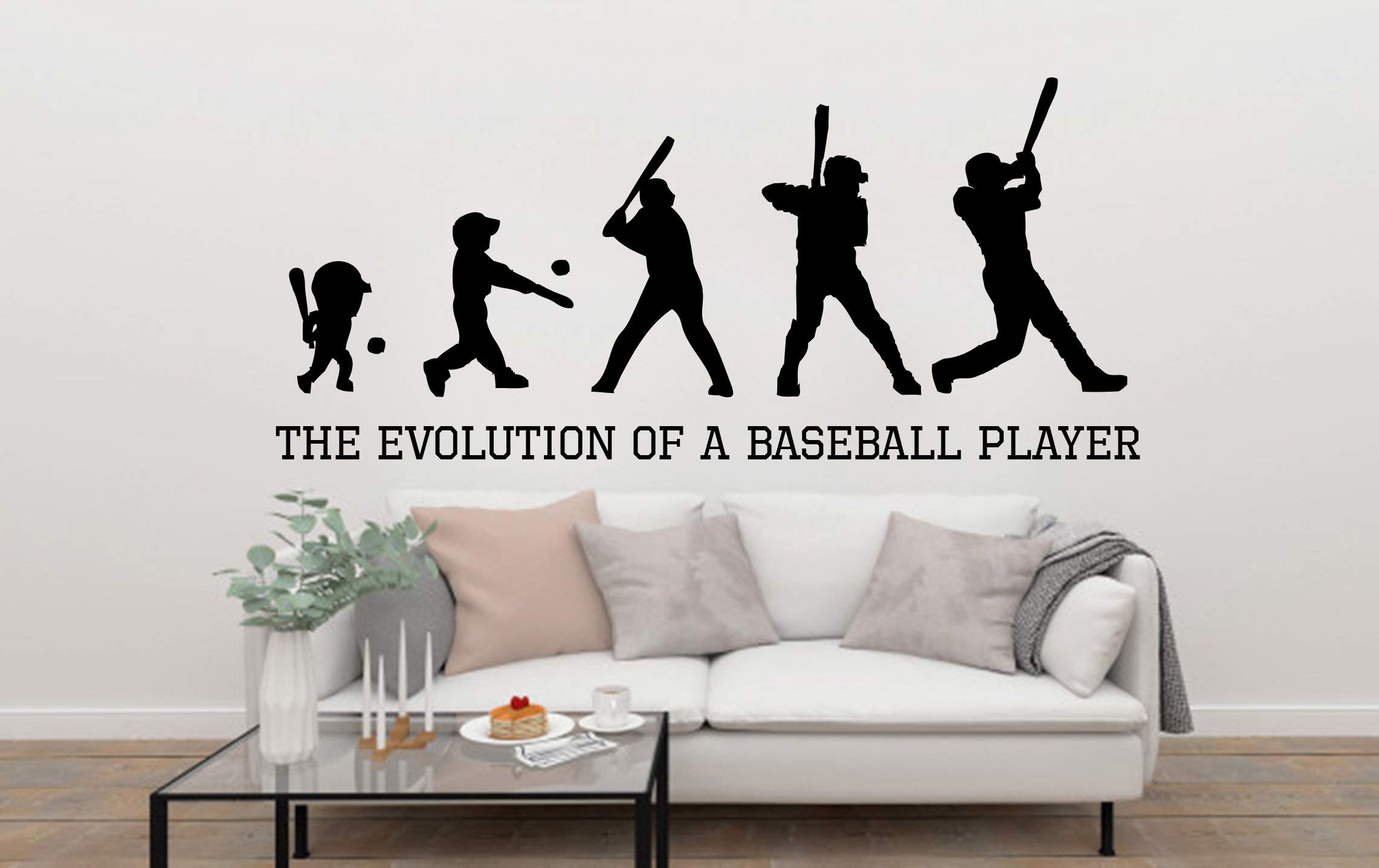 Sports Decals Wall Art Decor Personilized Baseball Sports Decor For Boys Kids Nursery Living Room Bedroom Vinyl Stickers Decoration Inspirational Motivational Quotes Sayings Sp303 Buy Online In Dominica At Dominica Desertcart Com