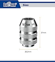 Vista 21 de LABEAR Mandril de grifo intercambiable DR M3 ~ M8 de 1/4 "DR M3 ~ M8, enchufe de grifo ajustable, enchufe
