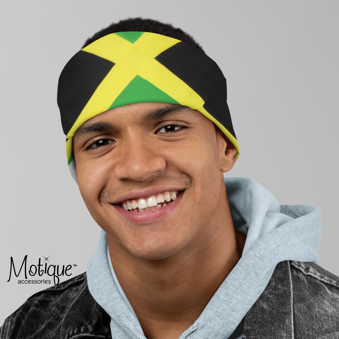 Motique Accessories Set of 3 Large Cotton Bandanas - Carribean Flags - Image 2