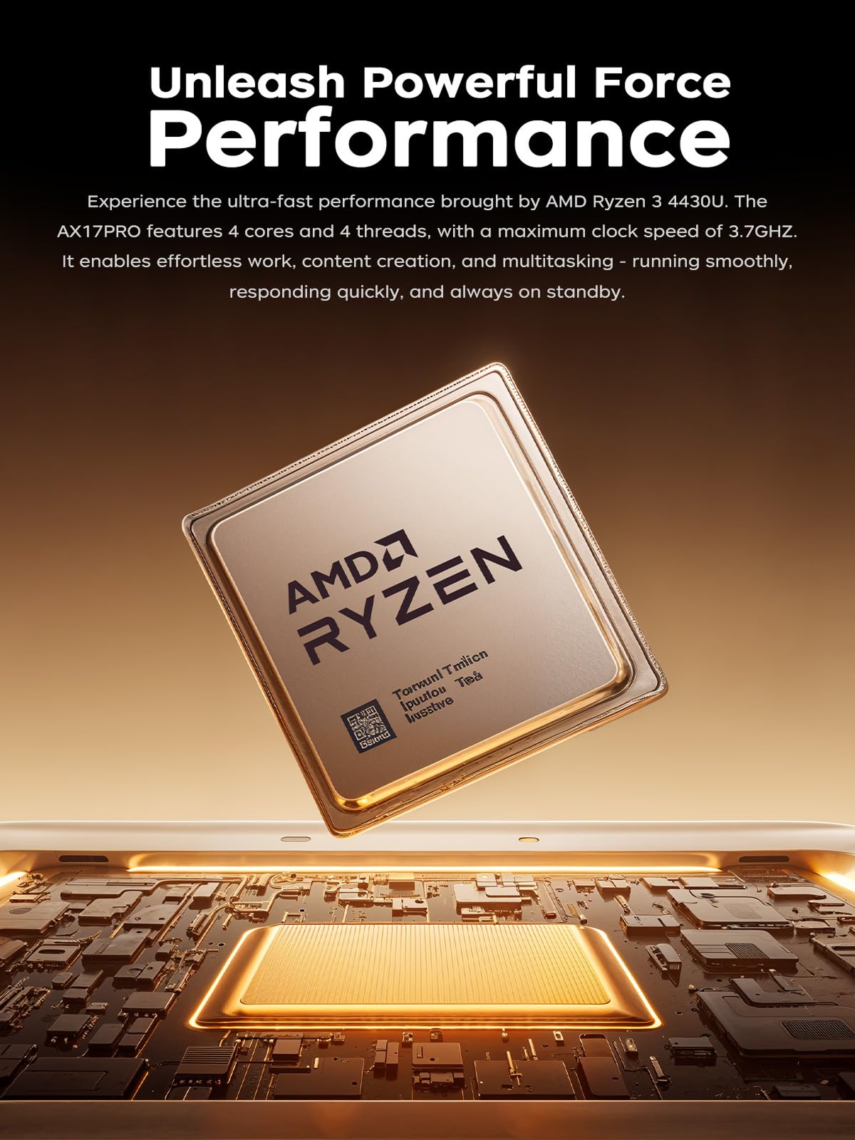 ACEMAGIC PC Portable 17,3 Pouces Ordinateur Portable 4 cœurs Ryzen 4300U, jusqu'à 3,7 GHz,5500Mah,1080 Full HD,16 Go Ram DDR4 512 Go SSD,WiFi 5.HDMI,3*USB3.2,BT5.0,Laptop Argent | jusqu'à 3,7 GHz,5500Mah,1080 Full HD,16 Go Ram DDR4 512 Go SSD,WiFi 5.HDMI,