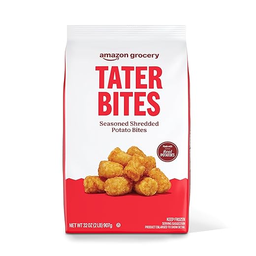 Amazon Grocery, Tater Bites, 32 Oz, Frozen (Previously Happy Belly, Packaging May Vary)