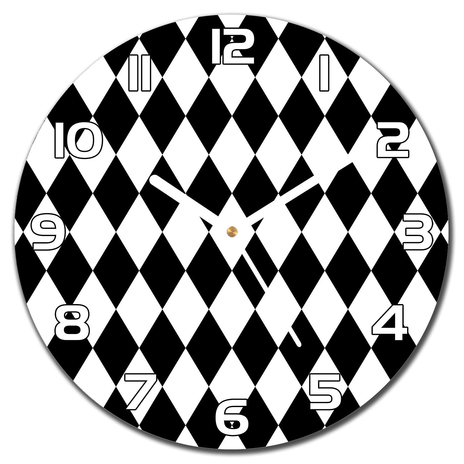 Horloge en verre de sécurité 30 cm design moderne luxe
