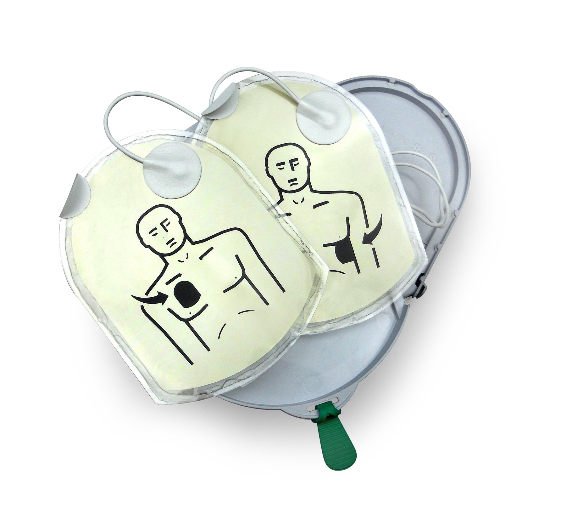 Batteria di ricambio e cassetta degli elettrodi per defibrillatori HeartSine SAM 300P, 350P, 360P en 500P, PAD-PAK 03 per adulti e bambini > 8 anni o > 25 kg.
